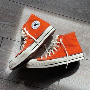 Orange Converse